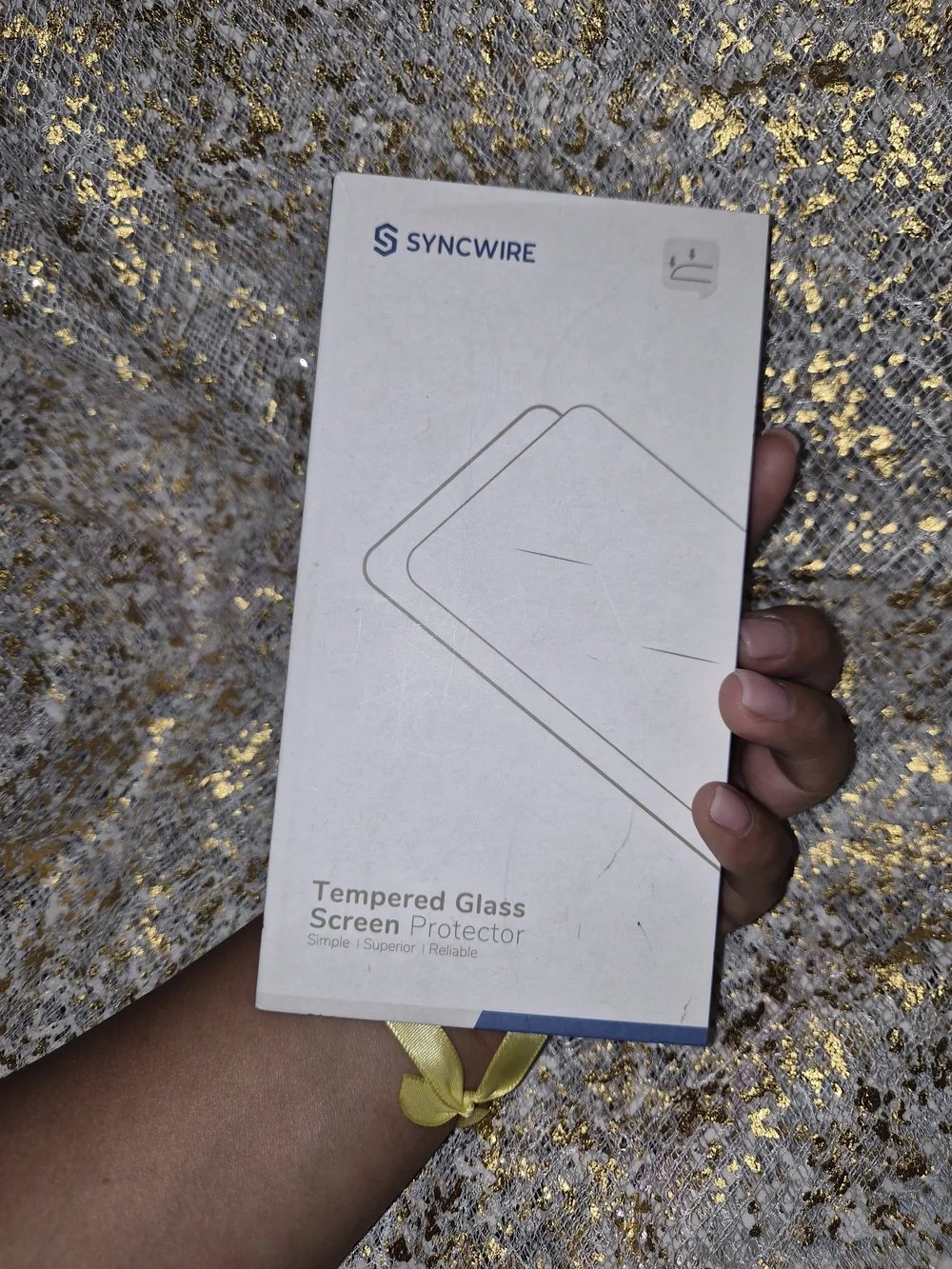Syncwire Tempered Glass Screen Protector - Black Iphone 13 Pro Max And 14 Plus